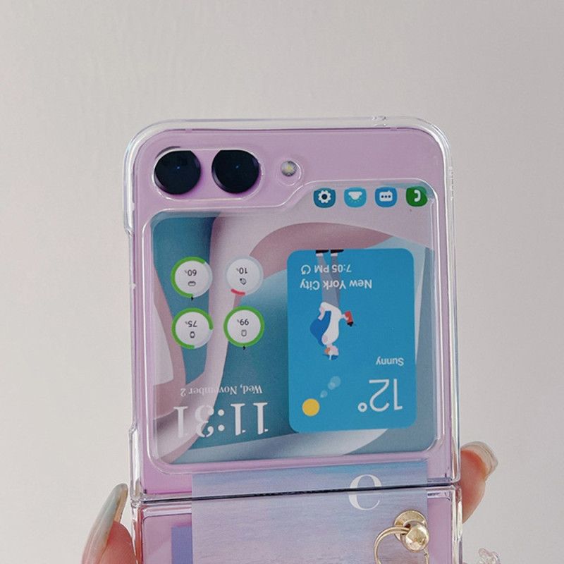 Deksel Til Samsung Galaxy Z Flip 5 Transparent Destinasjon