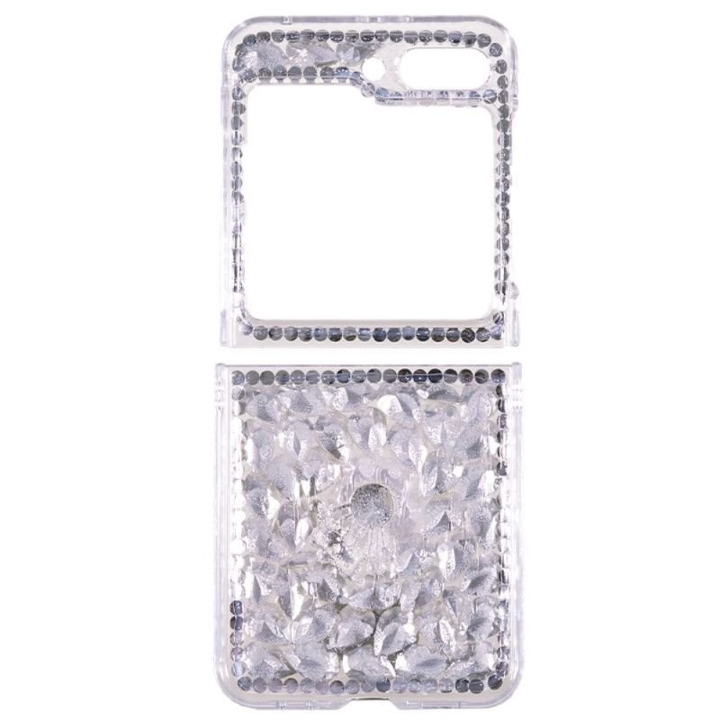 Deksel Til Samsung Galaxy Z Flip 5 White Rose Charms