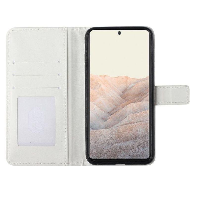 Folio Deksel Google Pixel 6 Pro Elegant Blonde Beskyttelse Deksel