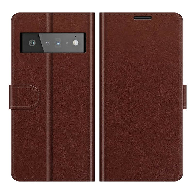 Folio Deksel Google Pixel 6 Pro Faux Leather Ultra