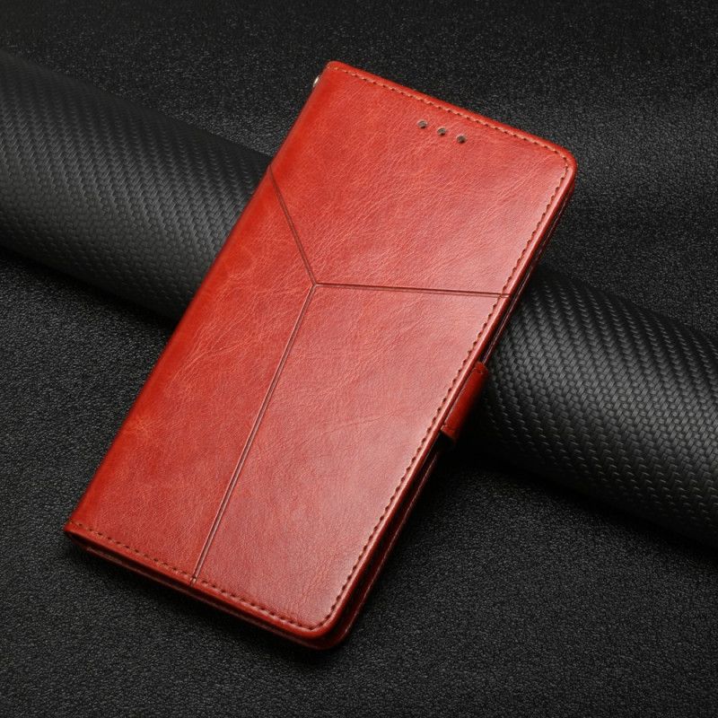 Folio Deksel Google Pixel 6 Pro Style Leather Geo Y Design