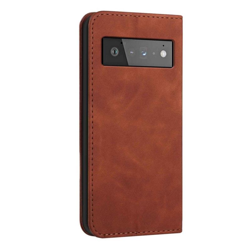 Folio Deksel Til Google Pixel 6 Pro Style Leather S-design