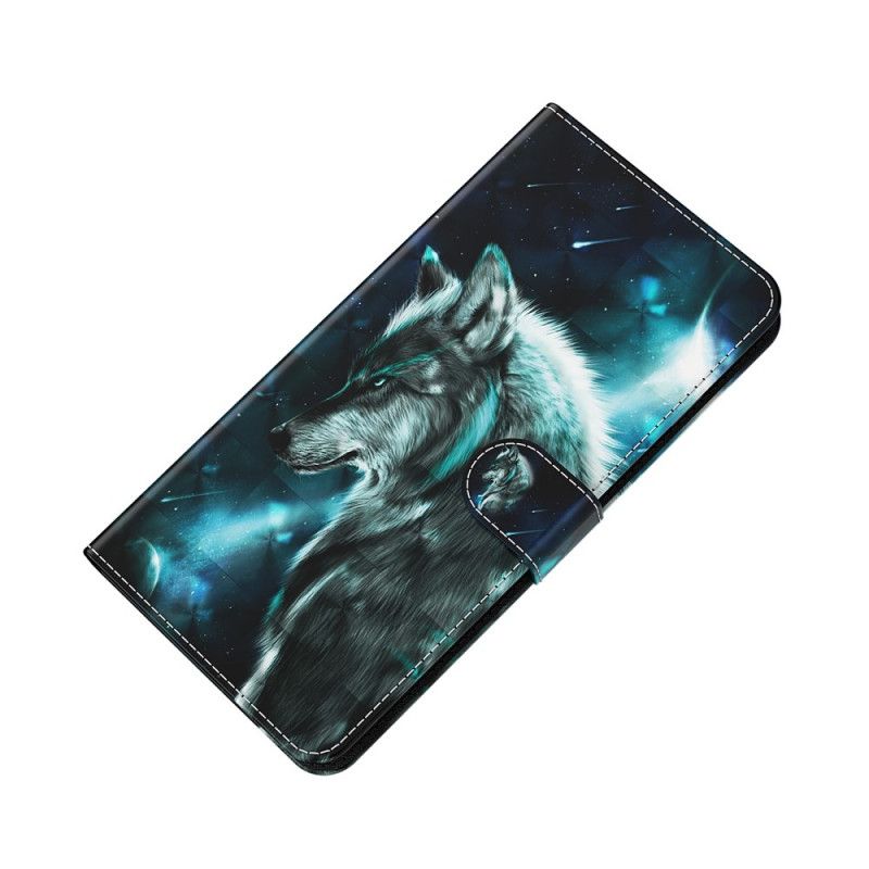 Lærdeksel Folio Deksel Google Pixel 6 Pro Majestic Wolf