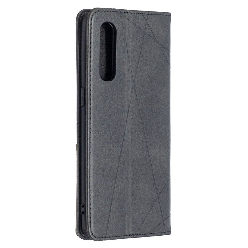 Folio Deksel for Oppo Find X2 Neo Svart Artiststil