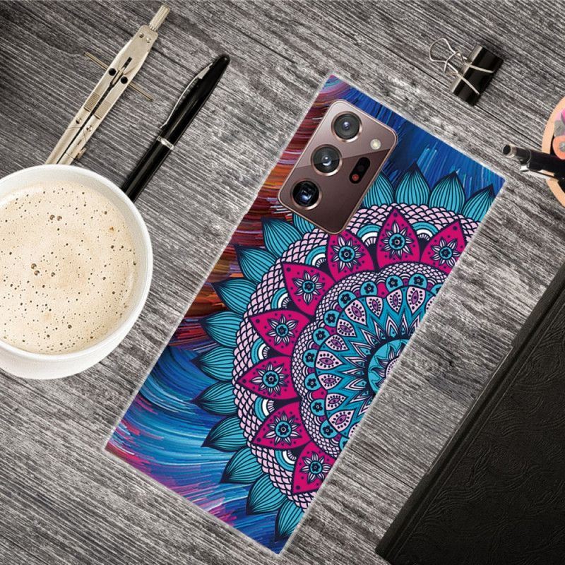 Deksel Samsung Galaxy Note 20 Ultra Fargerik Mandala Beskyttelse