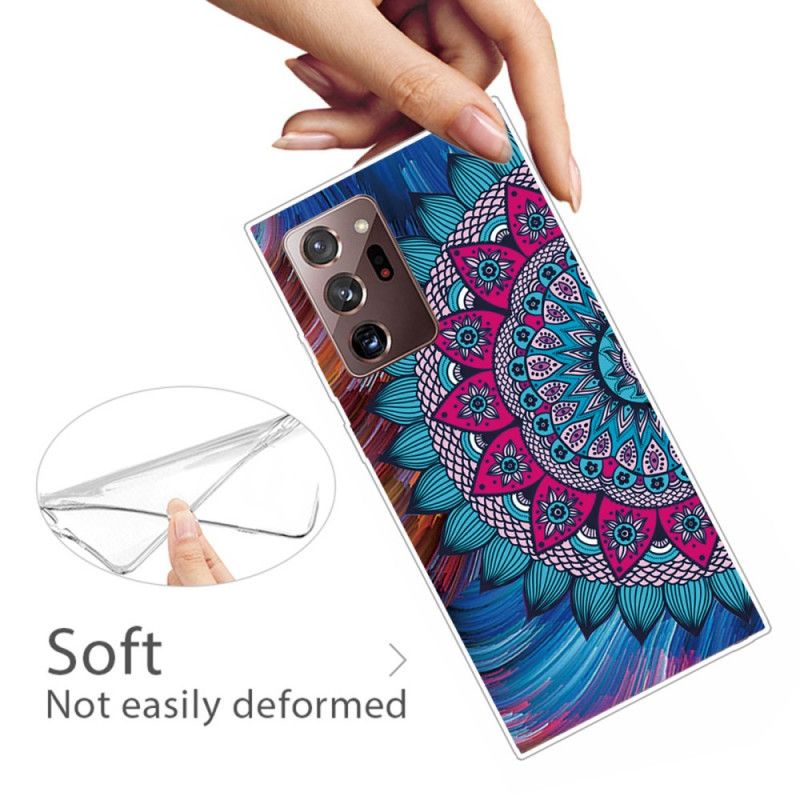 Deksel Samsung Galaxy Note 20 Ultra Fargerik Mandala Beskyttelse