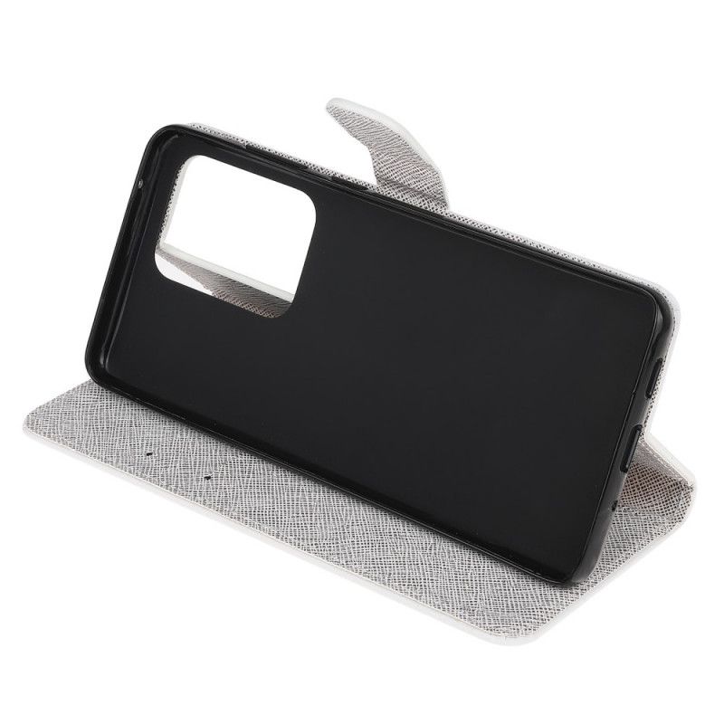 Folio Deksel for Samsung Galaxy Note 20 Ultra Diamantsommerfugler Med Tanga