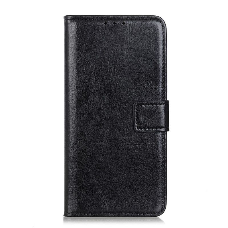 Folio Deksel for Samsung Galaxy Note 20 Ultra Svart Skinnende Fuskeskinn