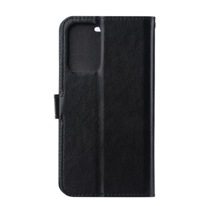 Folio Deksel Samsung Galaxy Note 20 Ultra Svart Blank Skinneffekt