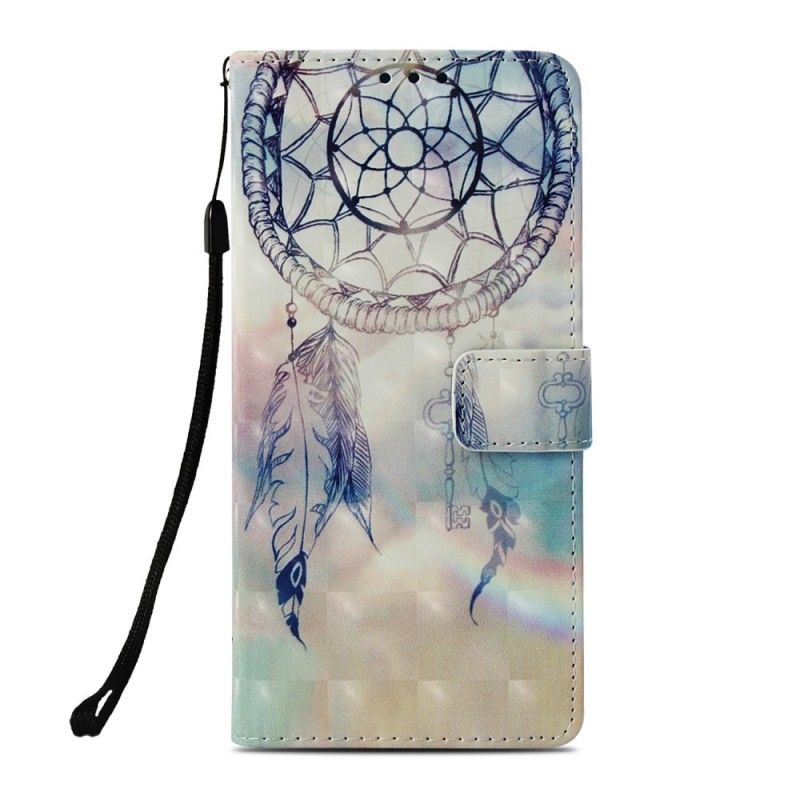 Lærdeksel Folio Deksel Huawei Mate 20 Lite 3D Dreamcatcher