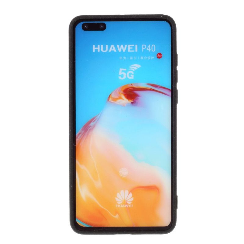 Deksel Huawei P40 Svart Matt Glitter