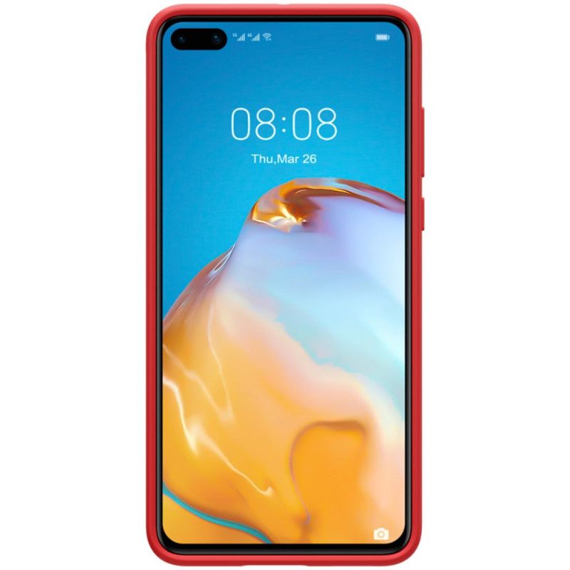 Deksel Huawei P40 Svart Nillkin Flex Pure-Serien Anti-fall