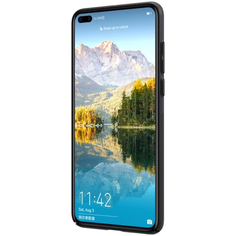 Deksel Huawei P40 Svart Stiv Frostet Nillkin