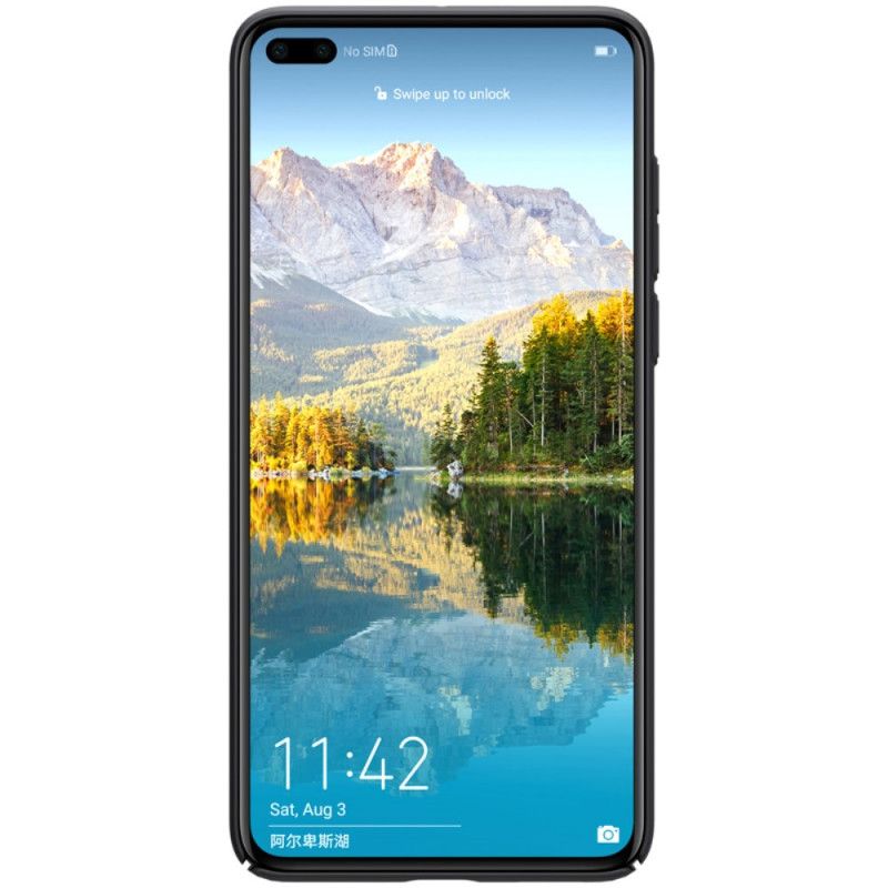 Deksel Huawei P40 Svart Stiv Frostet Nillkin