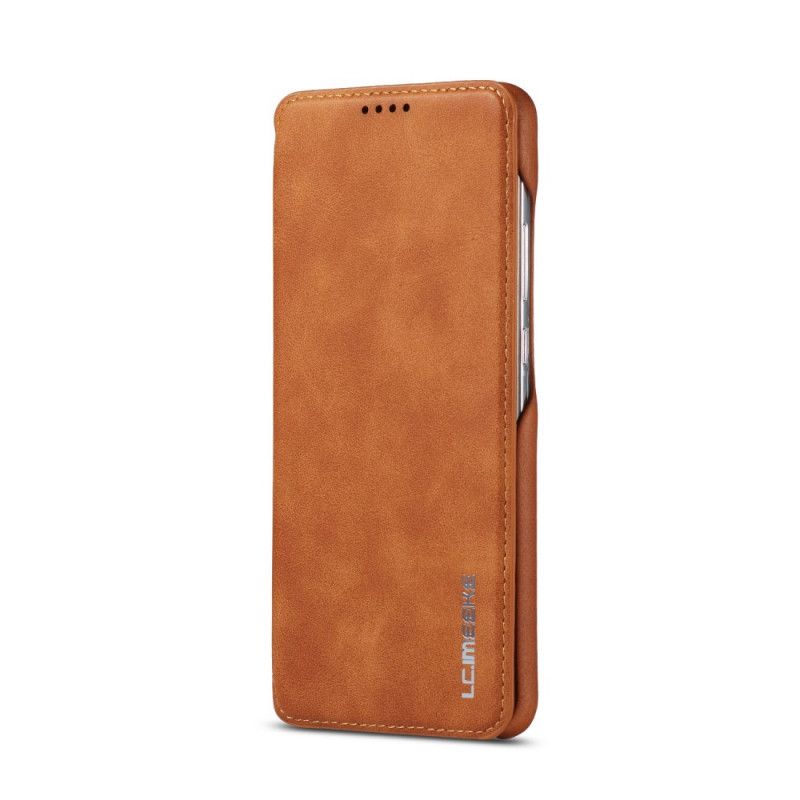 Folio Deksel Huawei P40 Svart Lc.Imeeke Skinneffekt