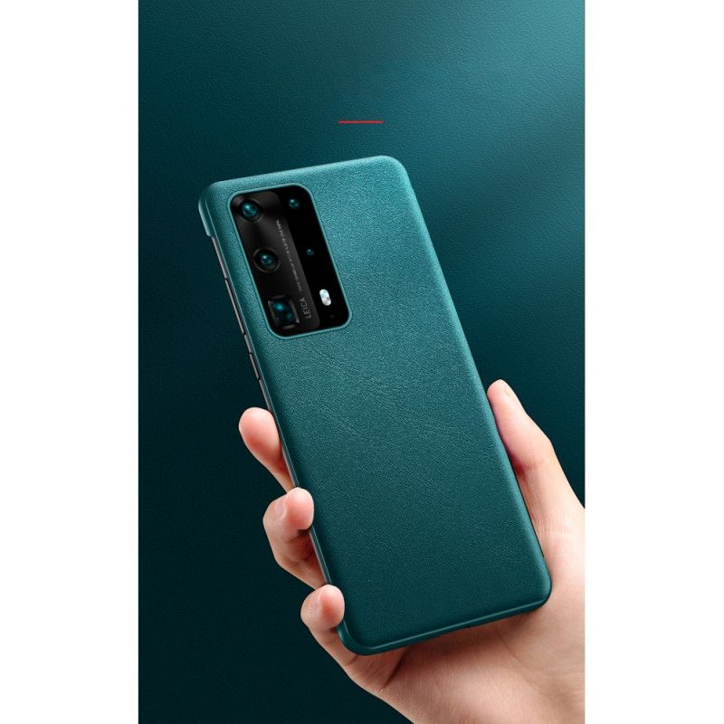 Vis Deksel Huawei P40 Svart Skinneffekt