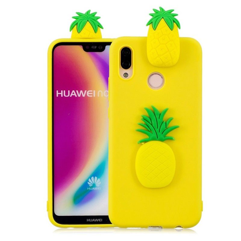 Deksel for Huawei P20 Lite 3D Ananas