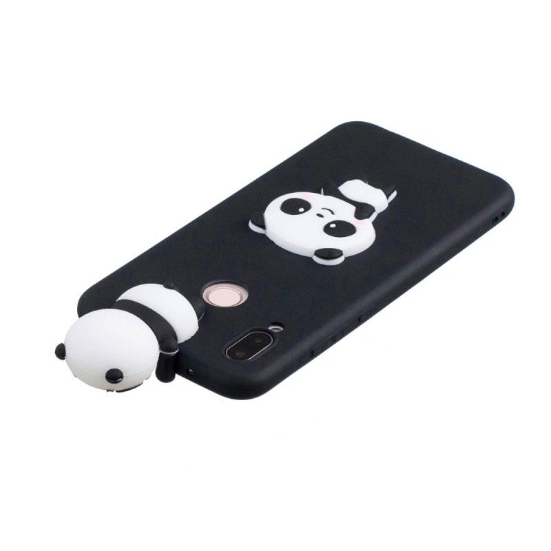 Deksel for Huawei P20 Lite Svart 3D Min Panda