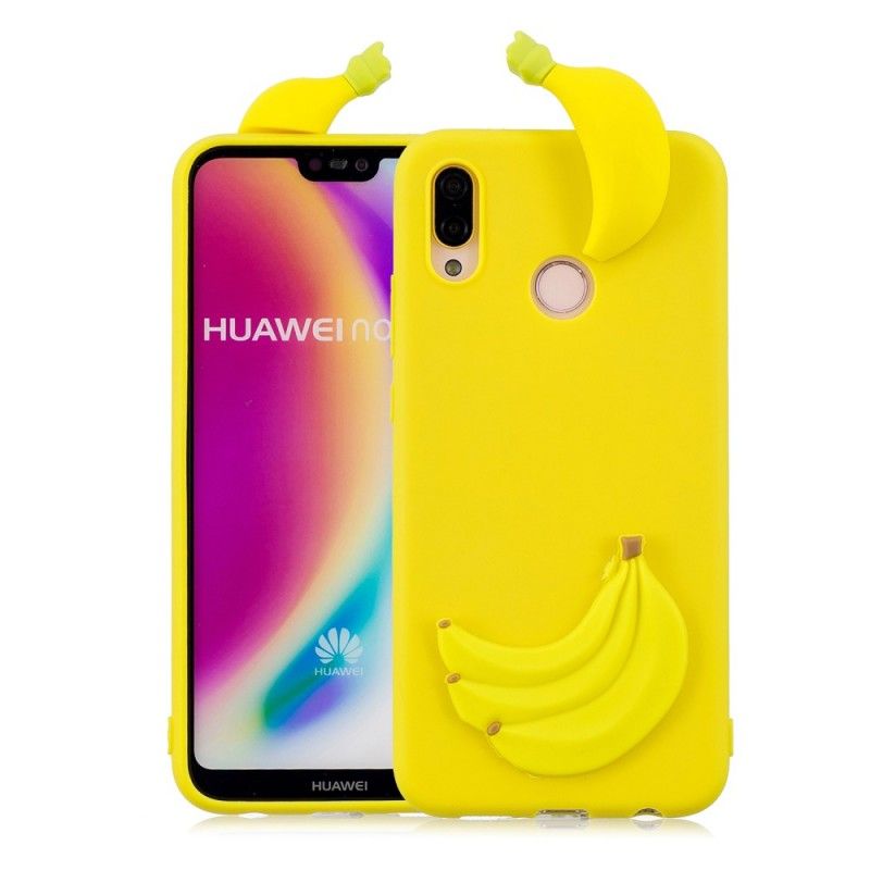 Deksel Huawei P20 Lite 3D Banan Anti-fall