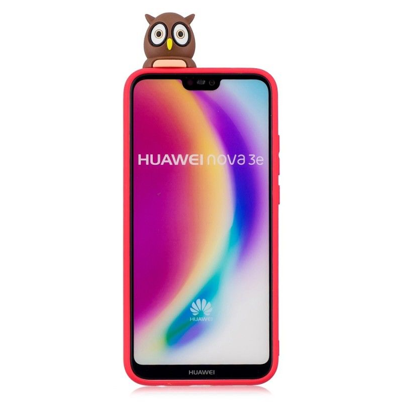 Deksel Huawei P20 Lite 3D Frøken Ugle