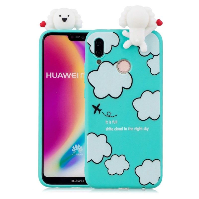 Deksel Huawei P20 Lite 3D Hunden Min