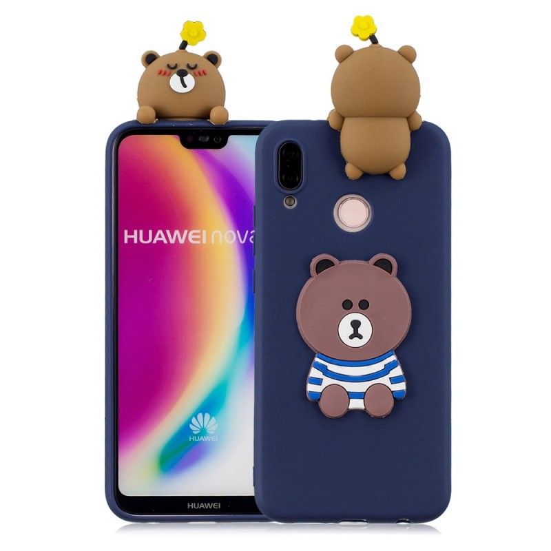 Deksel Huawei P20 Lite 3D Min Bamse Anti-fall