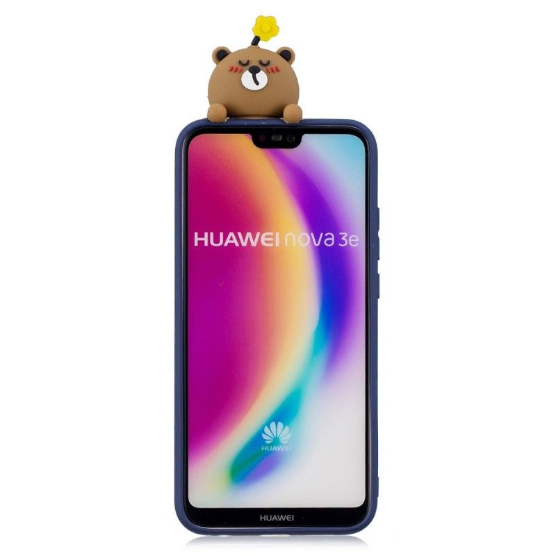 Deksel Huawei P20 Lite 3D Min Bamse Anti-fall