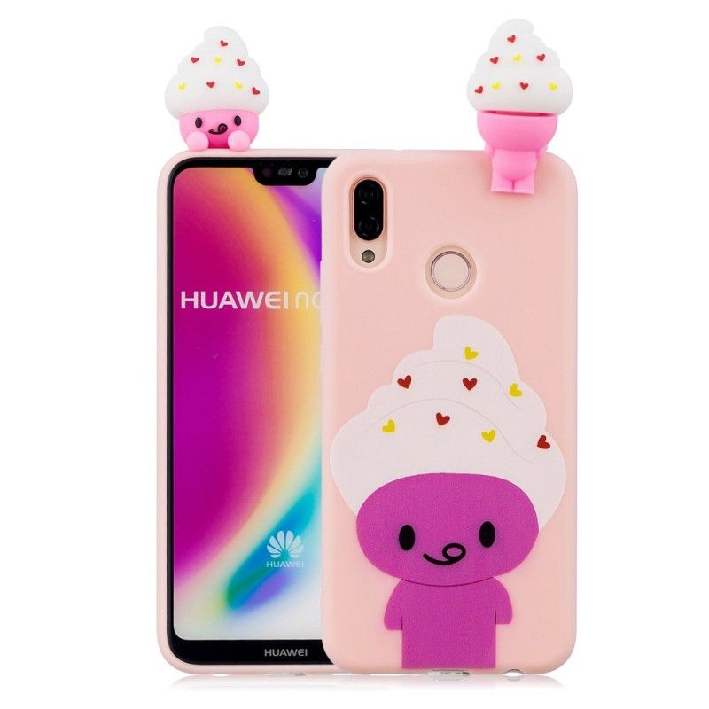 Deksel Huawei P20 Lite 3D Morsom Iskrem