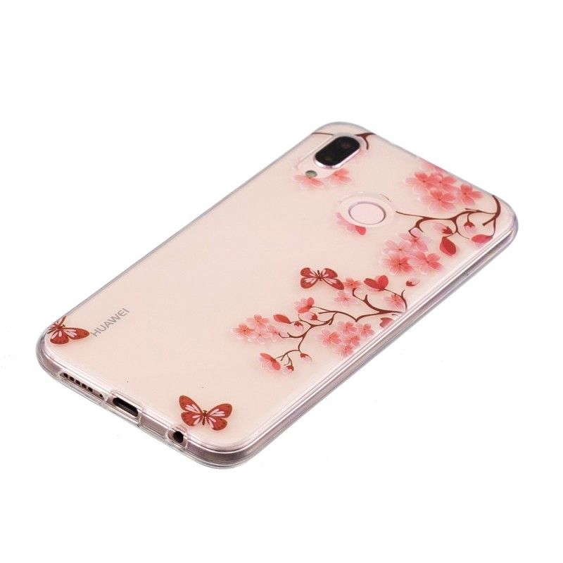 Deksel Huawei P20 Lite Gjennomsiktig Blomstrende Tre