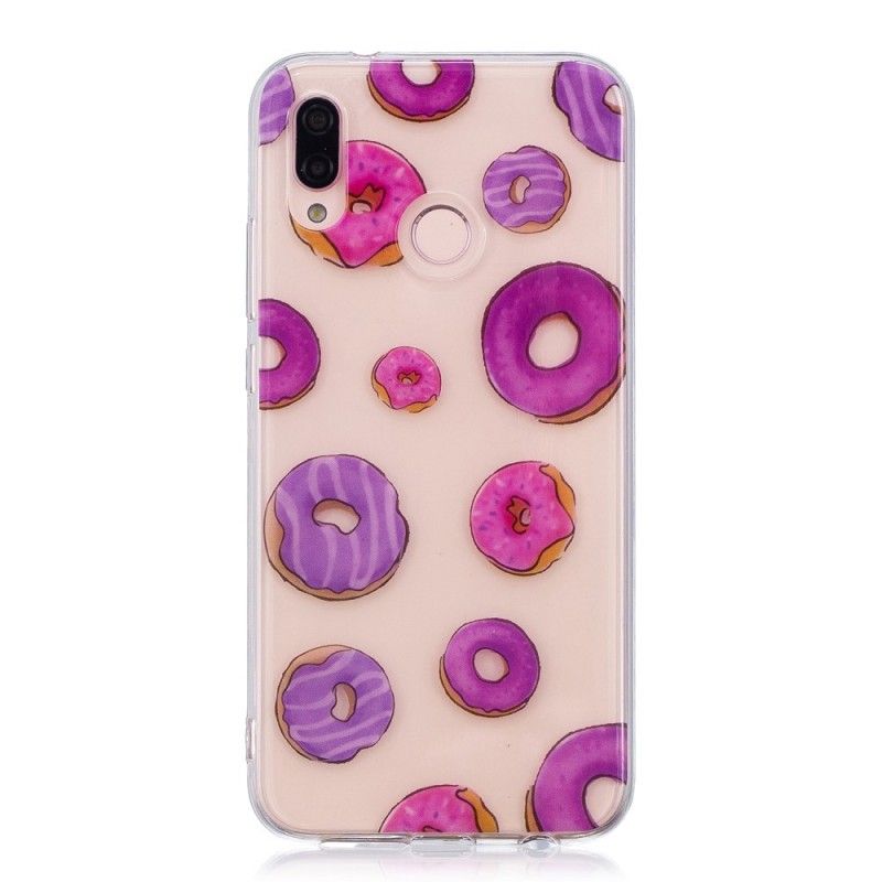 Deksel Huawei P20 Lite Gjennomsiktig Donuts Fan Anti-fall