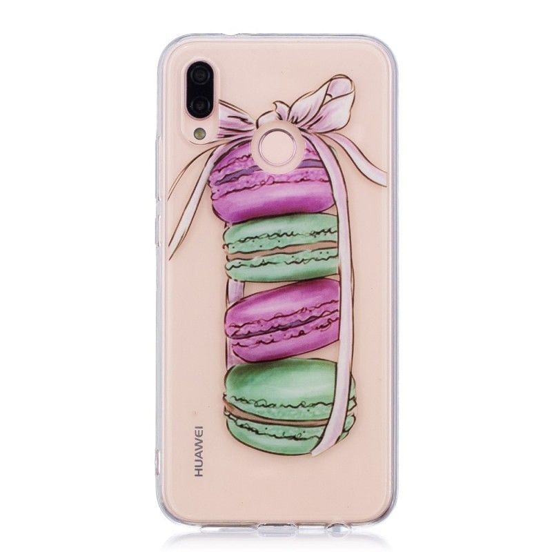 Deksel Huawei P20 Lite Gjennomsiktige Gourmetmakroner