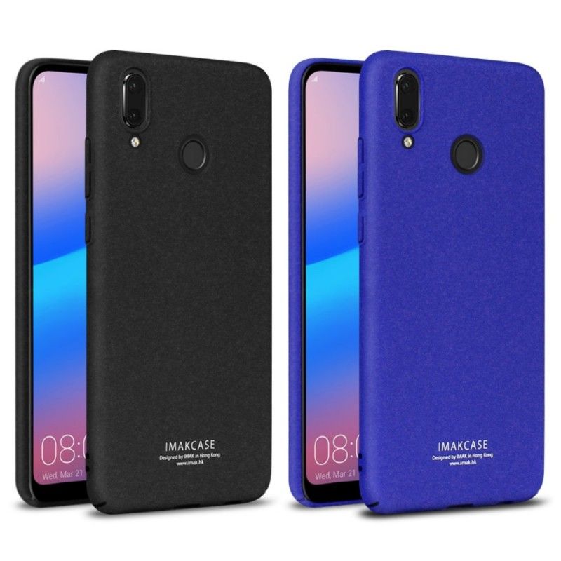 Deksel Huawei P20 Lite Mørkeblå Ring Anti-fall