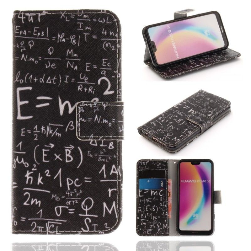 Folio Deksel for Huawei P20 Lite Matematiske Beregninger