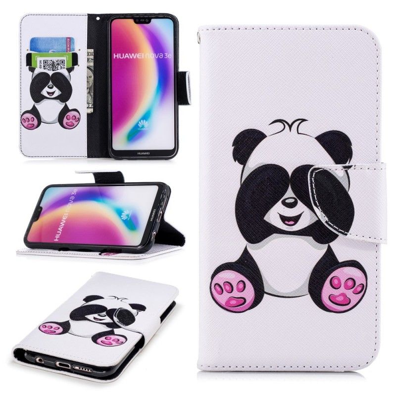 Folio Deksel for Huawei P20 Lite Morsom Panda