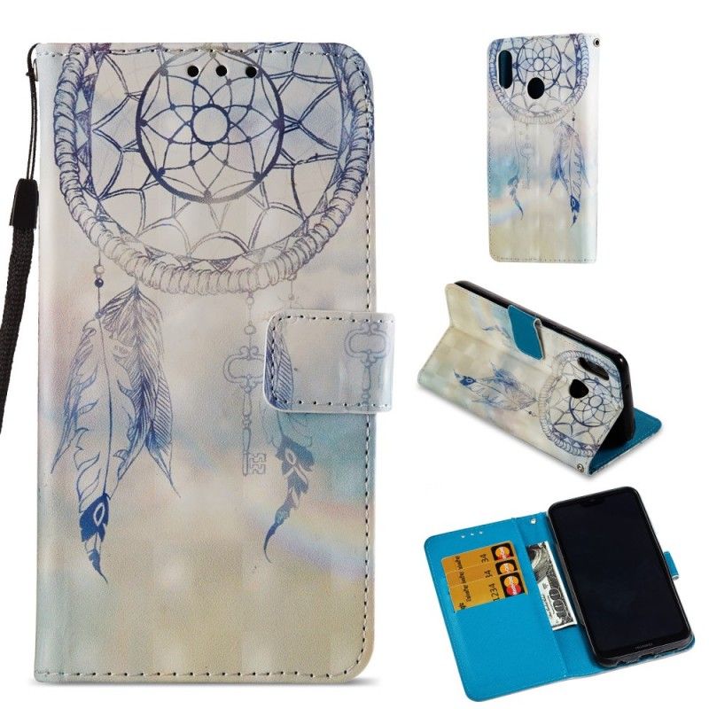 Folio Deksel Huawei P20 Lite 3D Dreamcatcher