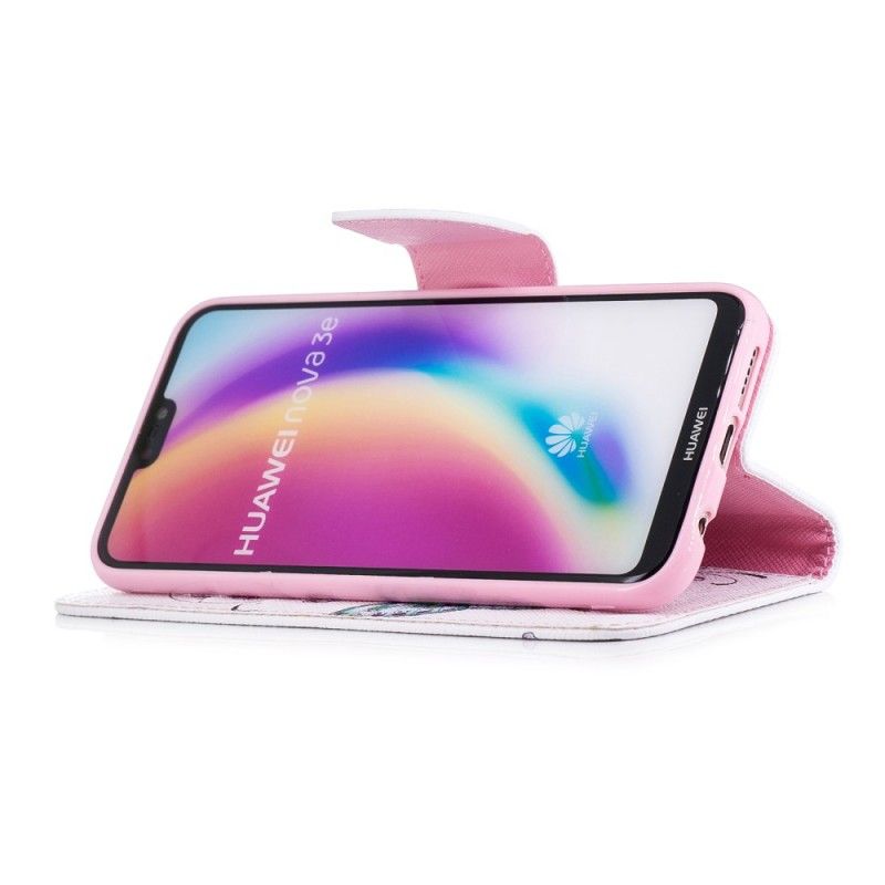 Folio Deksel Huawei P20 Lite Fantastiske Sommerfugler Beskyttelse