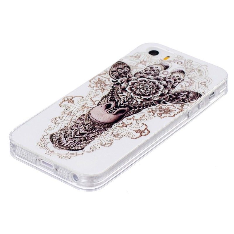 Deksel iPhone 5 / 5S / SE Tribal Giraffe Beskyttelse