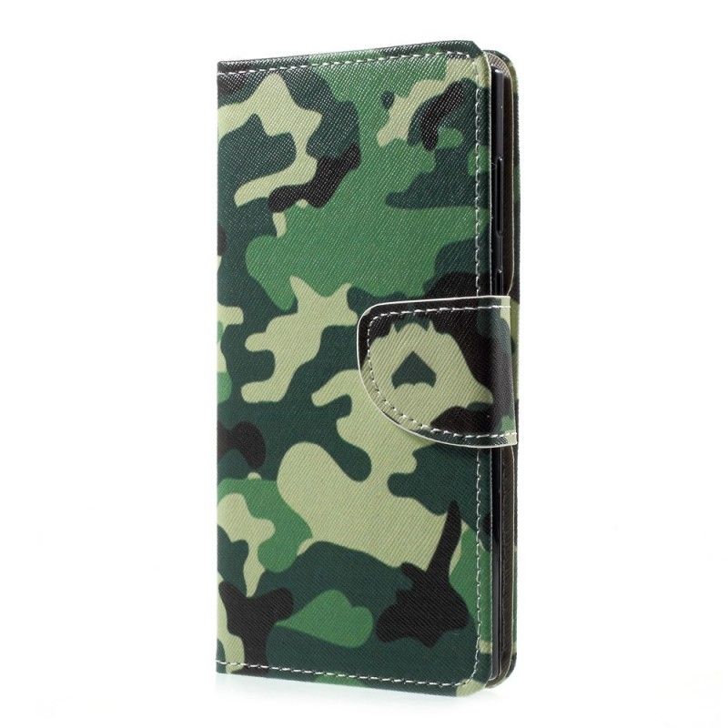 Folio Deksel for Sony Xperia L1 Militær Kamuflasje