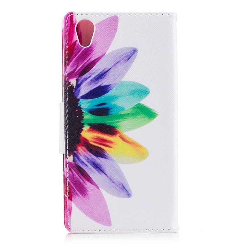 Folio Deksel Sony Xperia L1 Akvarellblomst