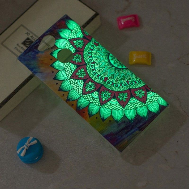 Deksel Sony Xperia XA2 Fluorescerende Mandala