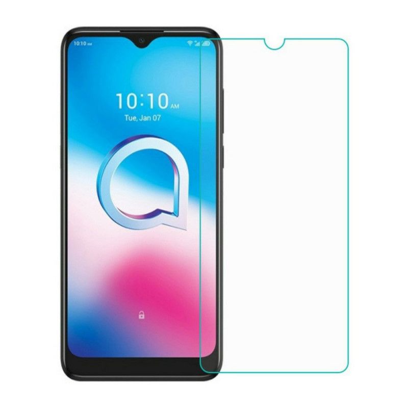 Buekant (0.3 Mm) Herdet Glassbeskyttelse For Alcatel 3X (2019) Skjerm