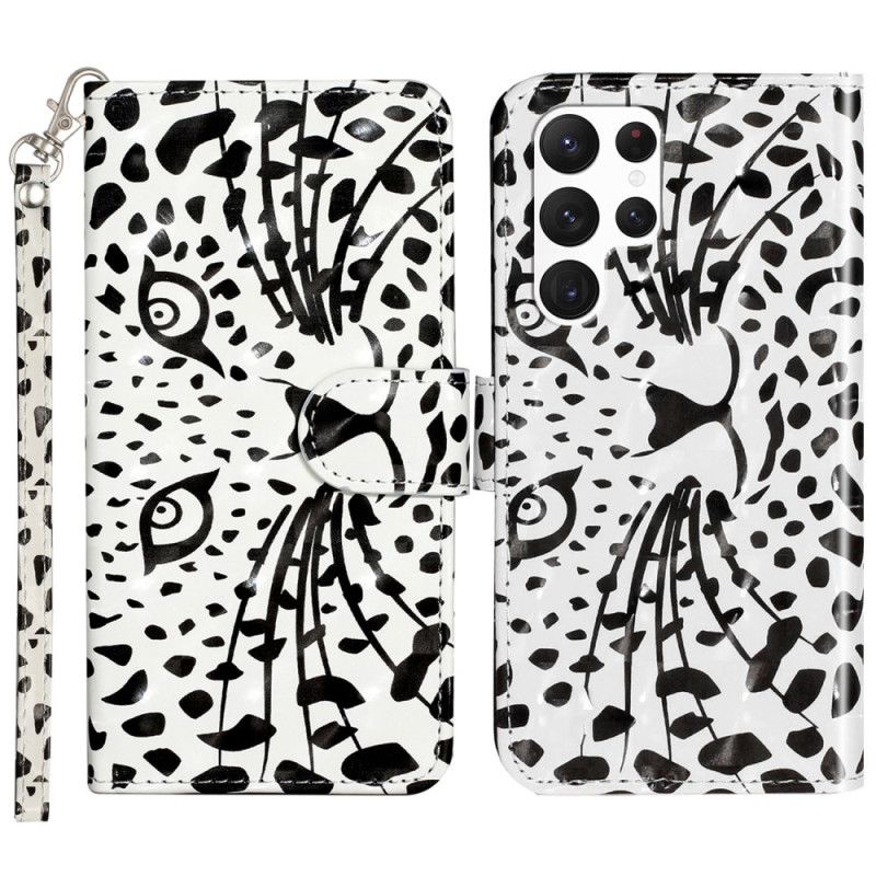 Folio Deksel Samsung Galaxy S24 Ultra 5g Leopardhode