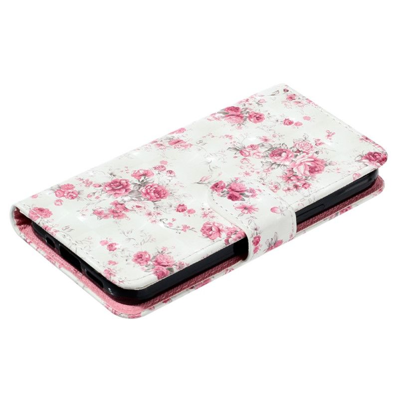 Folio Deksel Samsung Galaxy S24 Ultra 5g Lierty Blomster Med Stropp Beskyttelse Deksel