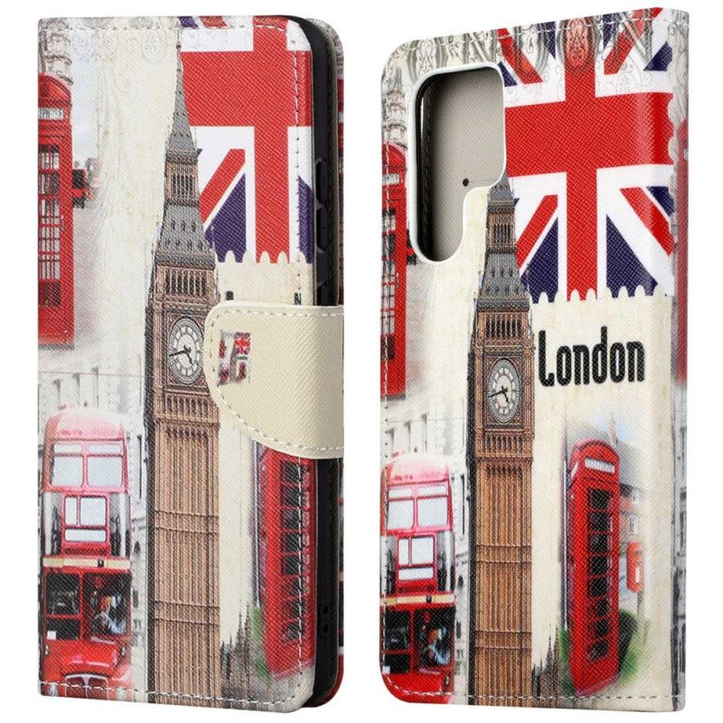 Folio Deksel Til Samsung Galaxy S24 Ultra 5g London Life