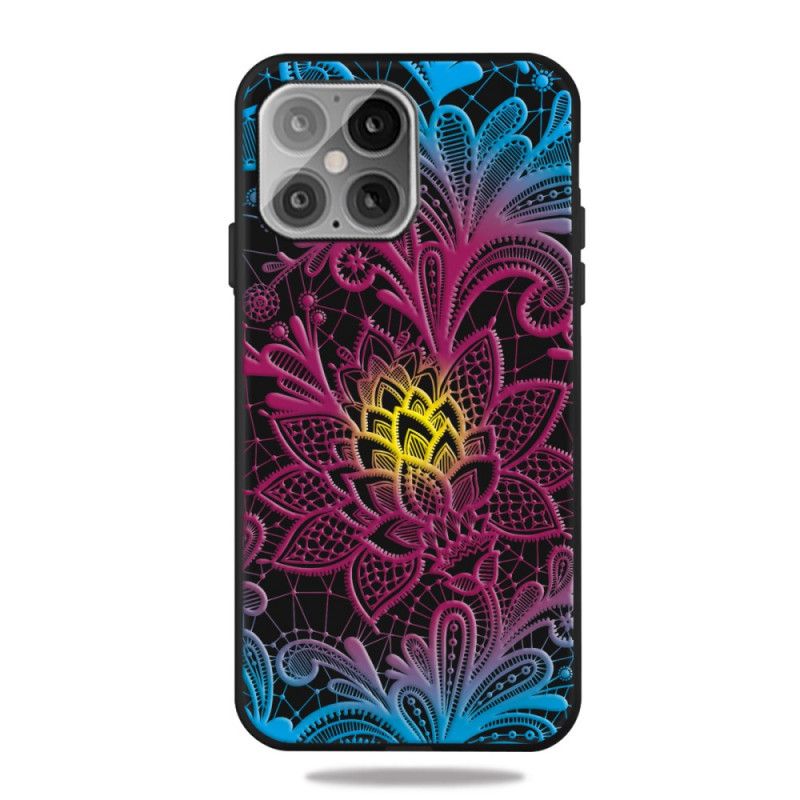 Deksel for iPhone 12 Pro Max Intenst Farget Blomster