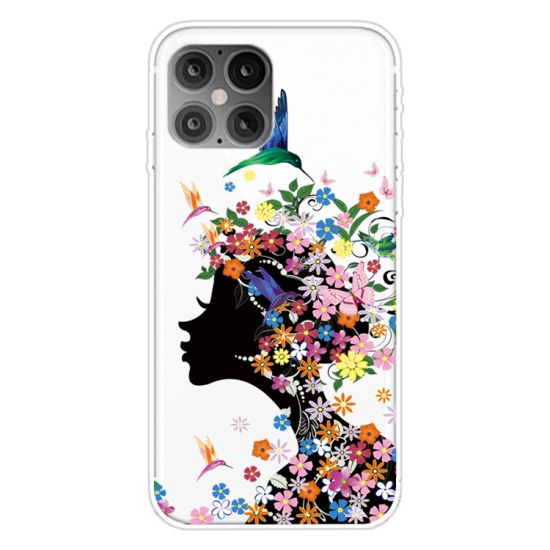 Deksel for iPhone 12 Pro Max Pent Blomsterhode