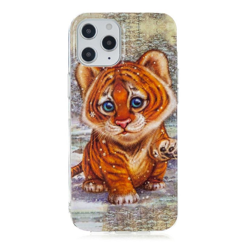 Deksel iPhone 12 Pro Max Baby Tiger