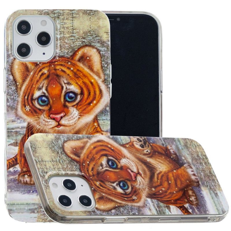 Deksel iPhone 12 Pro Max Baby Tiger