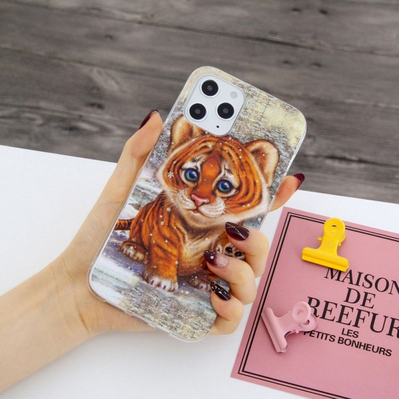 Deksel iPhone 12 Pro Max Baby Tiger