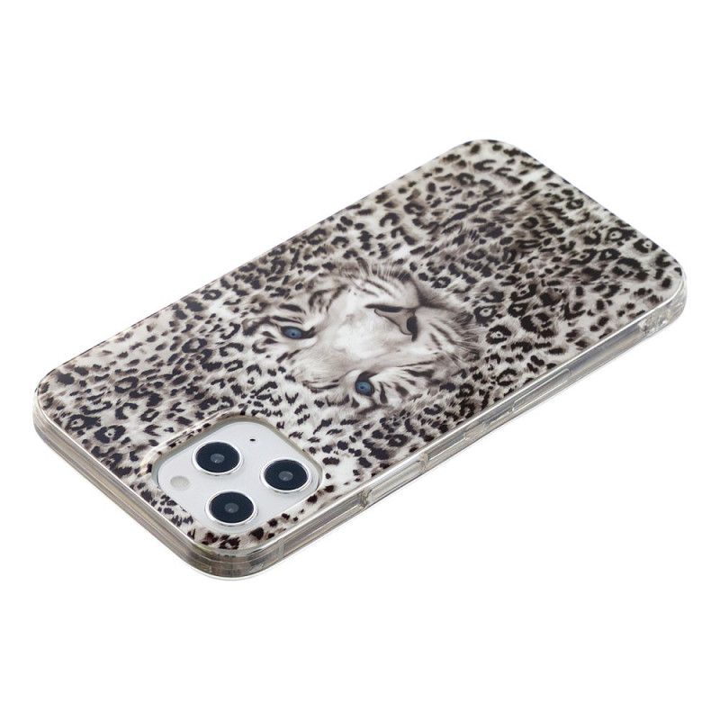 Deksel iPhone 12 Pro Max Fluorescerende Leopard